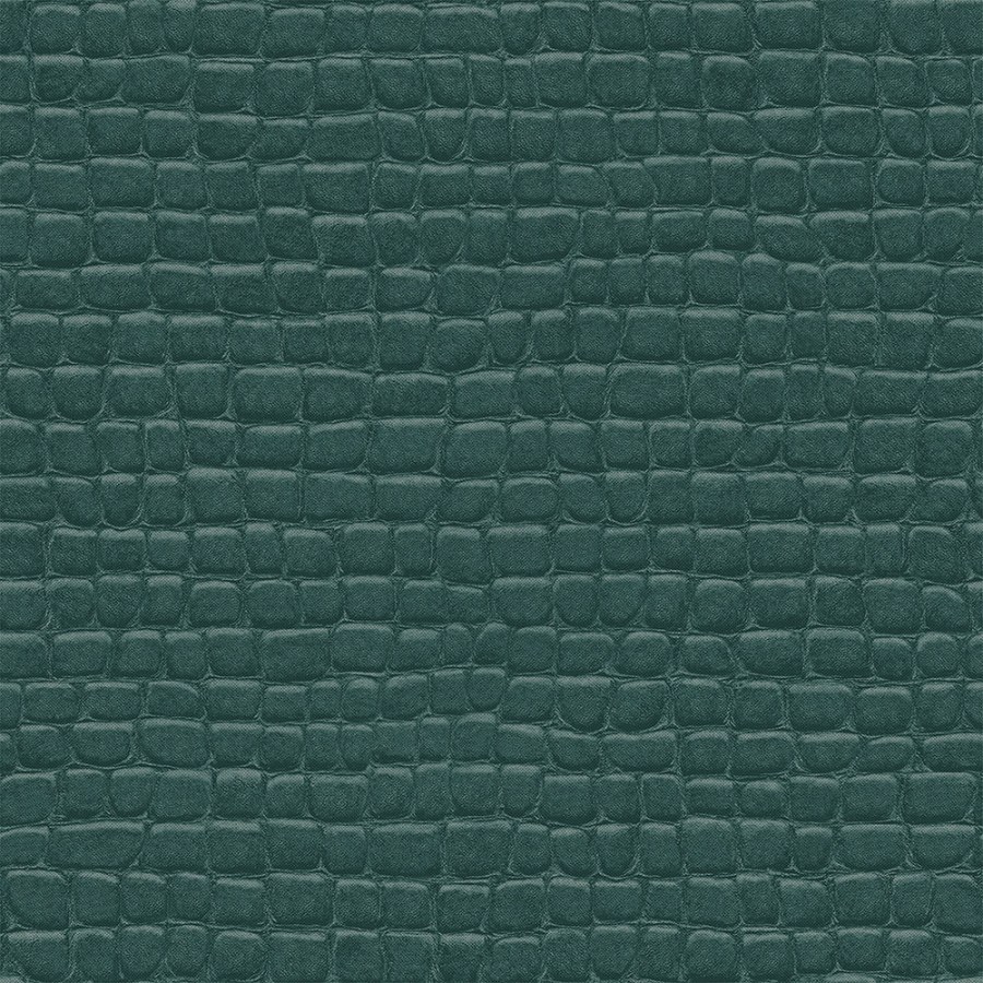Vliesová tapeta na zeď zelená, imitace krokodýlí kůže 347780, Luxury Skins, Origin - Vliesové tapety