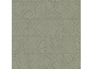 Šedozelená vliesová tapeta, vzor hadí kůže 347786, Luxury Skins, Origin