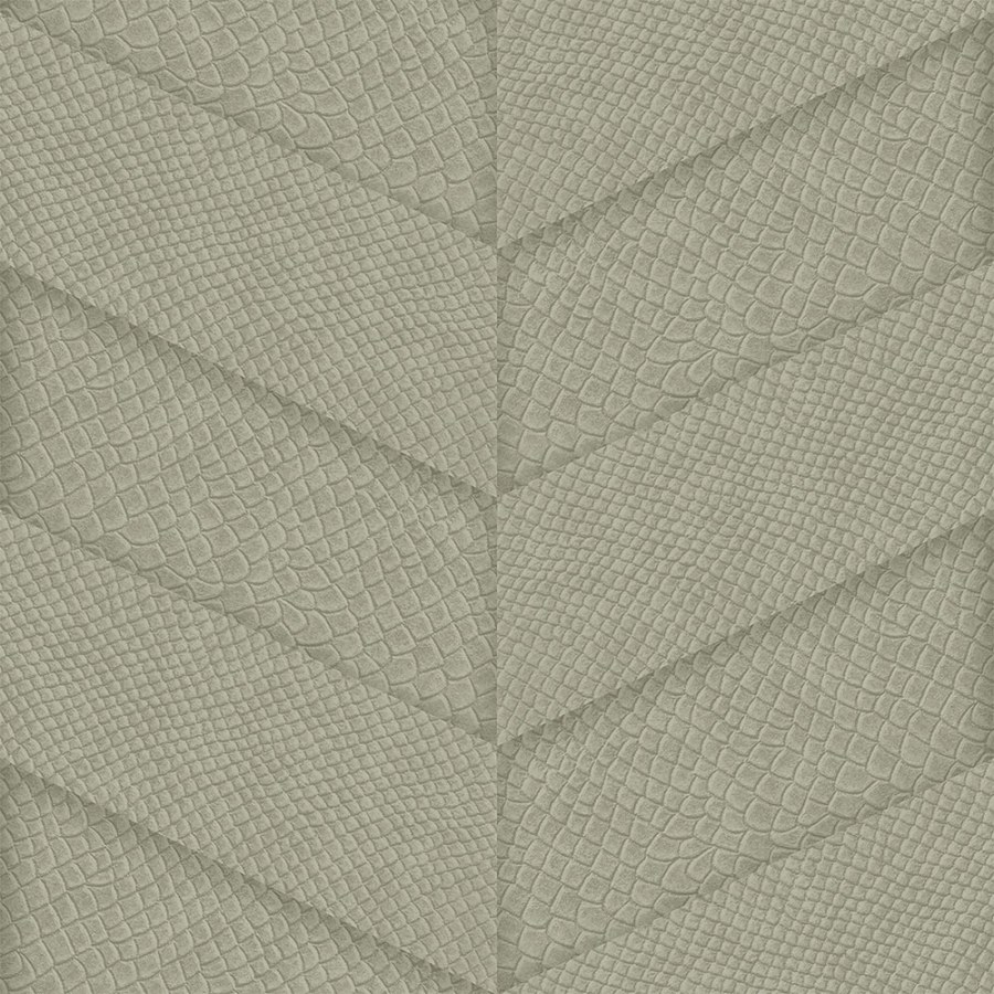 Šedobéžová vliesová tapeta, parketový vzor kůže 347790, Luxury Skins, Origin - Vliesové tapety