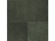 Vliesová tapeta, vzor zelená prošívaná kůže 357239, role 0,5 x 8,37 m, Luxury Skins, Origin