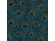 Tapety Yara Origin - Vliesová obrazová tapeta, vzor paví pera 357245, 1,5 x 2, 79 m, Luxury Skins, Origin Vliesová obrazová tapeta, vzor paví pera 357245, 1,5 x 2, 79 m, Luxury Skins, Origin