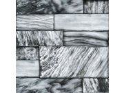 Vliesová tapeta na zeď, dekor šedý kamenný obklad 337253, Matières - Stone, Origin