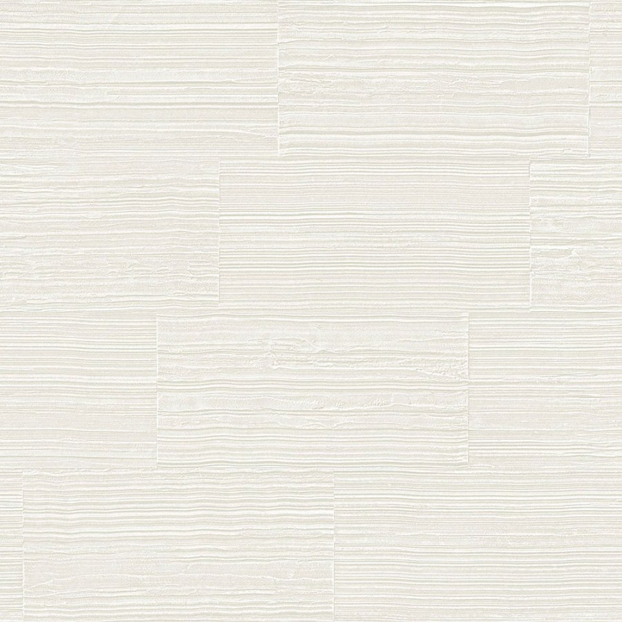 Bílá vliesová tapeta, imitace pololesklého kamenného obkladu 347575, Matières - Stone, Origin - Tapety na zeď