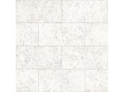 Šedobílá vliesová tapeta, imitace kamenného obkladu 347580, Matières - Stone, Origin
