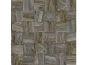 Šedohnědá vliesová tapeta Dřevo, imitace dřevěného obložení 347519, Matières - Wood, Origin