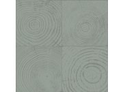 Vliesová tapeta na zeď zelená, imitace dřeva s letokruhy 347547, Matières - Wood, Origin