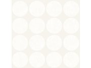 Vliesová tapeta na zeď, matné puntíky na metalickém podkladu 347606, Matières - Metal, Origin