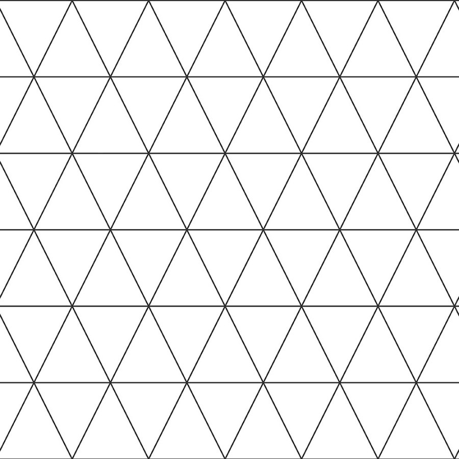Černobílá vliesová tapeta s trojúhelníky 139148, Black & White, Esta - Tapety na zeď