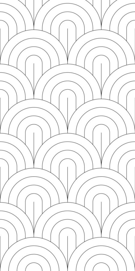 Tapety Yara - Tapety na zeď - Vliesová fototapeta, černobílý obloukový vzor 158935, 150x300cm, Black & White, Esta Vliesová fototapeta, černobílý obloukový vzor 158935, 150x300cm, Black & White, Esta - Tapety na zeď