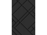 Vliesová fototapeta na zeď 3d černý panel 158937, 200x300cm, Black & White, Esta