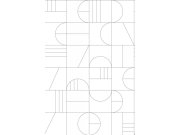 Tapety Yara Tapety na zeď - Vliesová obrazová tapeta, černobílý geometrický vzor 158938, 200x300cm, Black & White, Esta Vliesová obrazová tapeta, černobílý geometrický vzor 158938, 200x300cm, Black & White, Esta