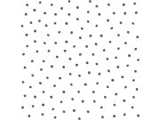 Bílá vliesová tapeta s černými puntíky 138934, Little Bandits, Black & White, Esta