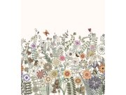 Květinová vliesová obrazová tapeta na zeď, 159107, Vintage Flowers, Esta Home