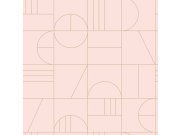 Vliesová tapeta na zeď, geometrický vzor 139207, Art Deco, Esta Tapety Yara - Esta Home