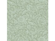 Tapety Yara Esta Home - Zelená vliesová květinová tapeta na zeď, 139428, Vintage Flowers, Esta Home Zelená vliesová květinová tapeta na zeď, 139428, Vintage Flowers, Esta Home