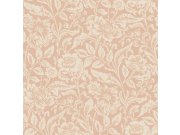 Béžová vliesová květinová tapeta na zeď, 139427, Vintage Flowers, Esta Home