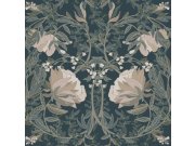 Secesní vliesová květinová tapeta na zeď, 139421, Vintage Flowers, Esta Home