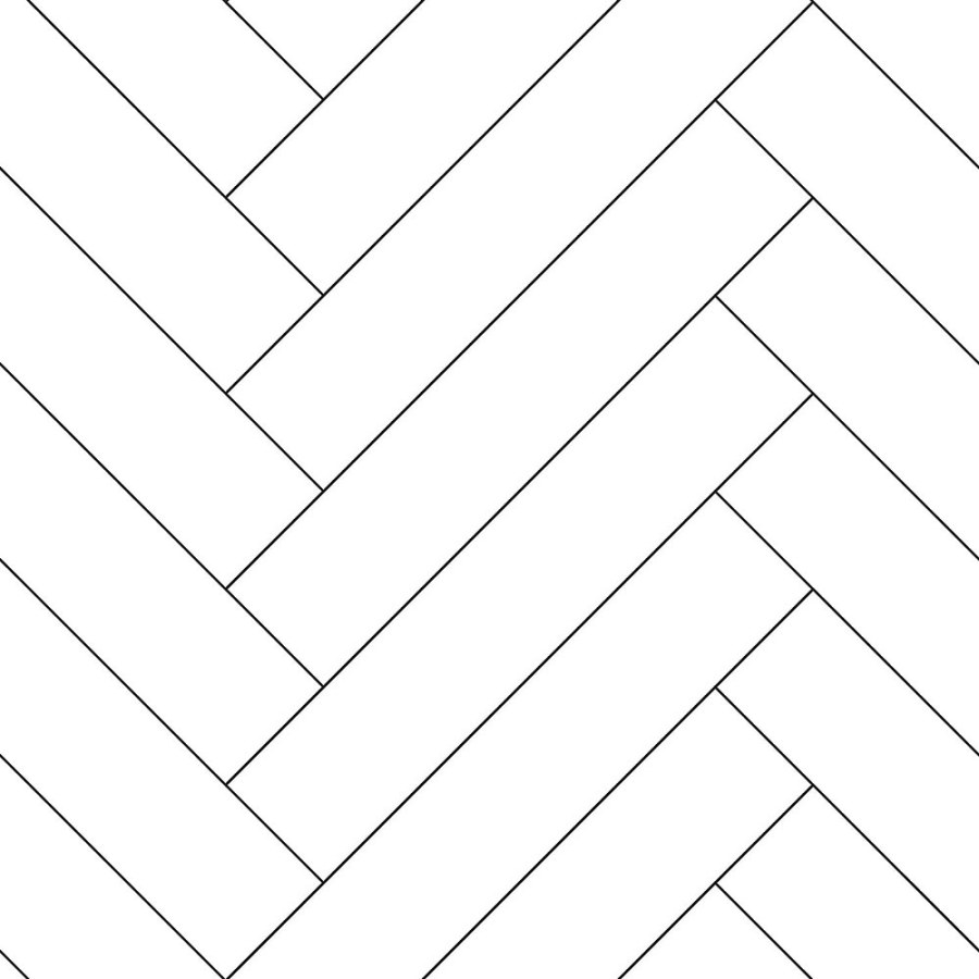 Bílá vliesová tapeta s parketovým vzorem 139219, Art Deco, Esta - Vliesové tapety