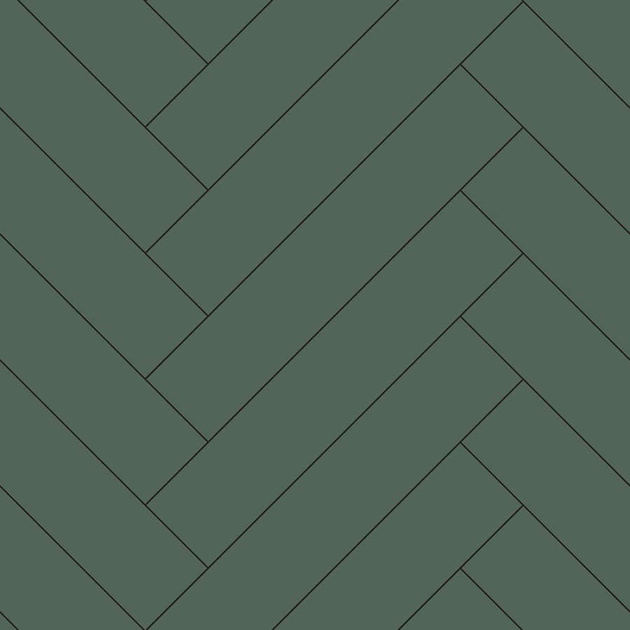 Tmavě zelená vliesová tapeta s parketovým vzorem 139222, Art Deco, Esta - Vliesové tapety