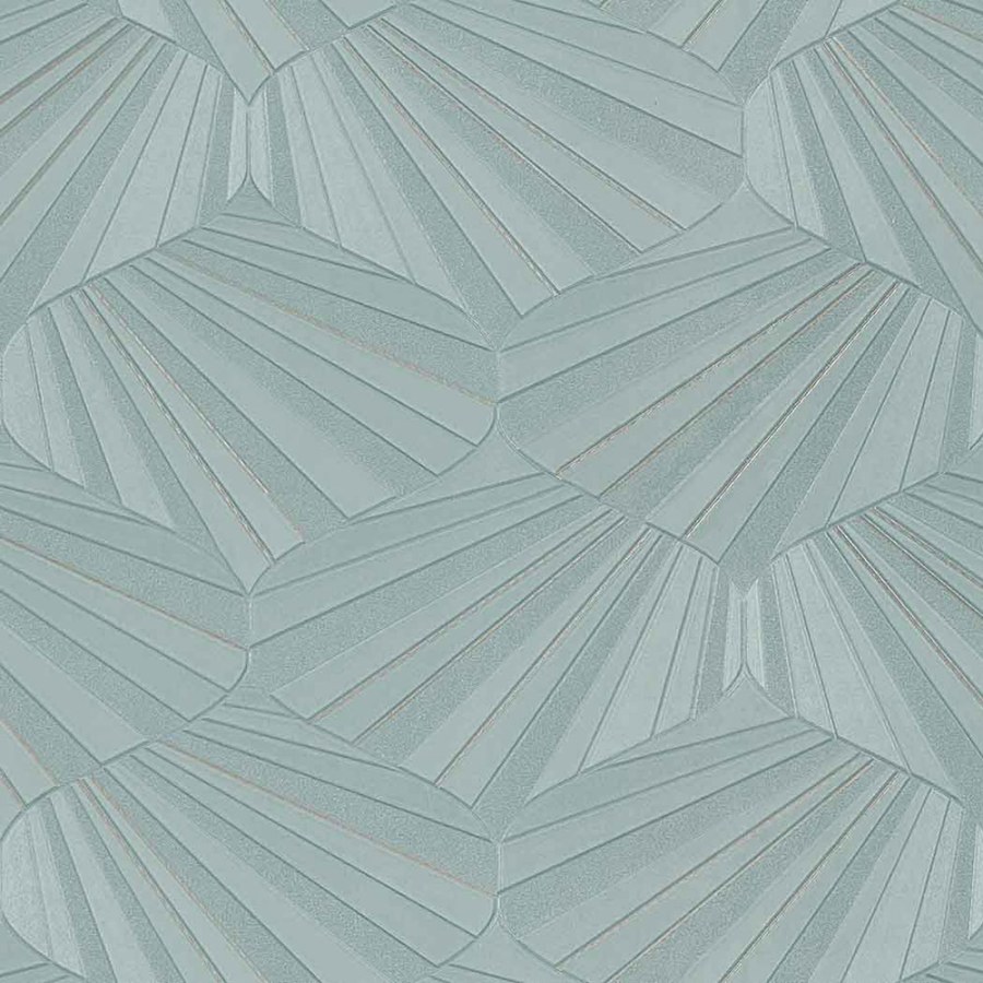 Luxusní vliesová tapeta na zeď, modro-zelená, grafická, Z64847, Elie Saab, Zambaiti Parati - Vliesové tapety