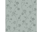 Zelená vliesová květinová tapeta na zeď, 139314, Vintage Flowers, Esta Home Tapety Yara - Esta Home
