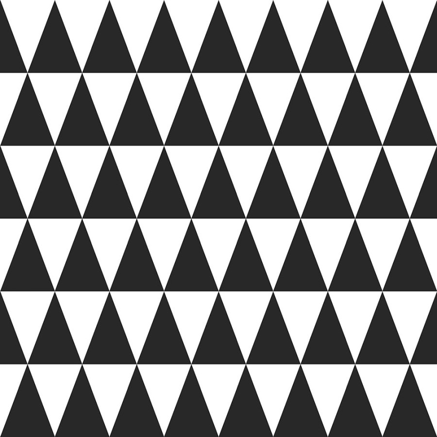 Vliesová tapeta s čenými a bílými trojúhelníky 128845, Little Bandits, Black & White, Esta Vliesová tapeta s čenými a bílými trojúhelníky 128845, Little Bandits, Black & White, Esta