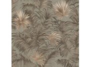 Vliesová tapeta na zeď, látková textura, palmové listy 45205, Feeling, Emiliana