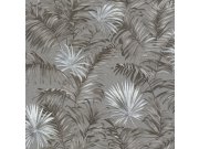 Vliesová tapeta na zeď, látková textura, palmové listy 45206, Feeling, Emiliana