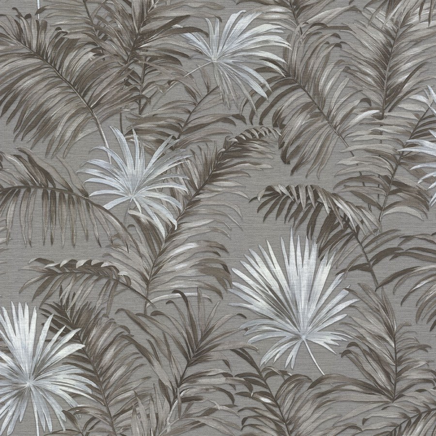 Vliesová tapeta na zeď, látková textura, palmové listy 45206, Feeling, Emiliana - Vliesové tapety