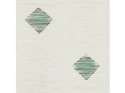 Tapety Yara Tapety dle materiálu Vliesové tapety - Vliesová tapeta se zeleným geometrickým vzorem 45207, Feeling, Emiliana Vliesová tapeta se zeleným geometrickým vzorem 45207, Feeling, Emiliana