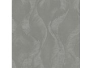 Šedostříbrná vliesová tapeta s jemnou strukturou 45249, Feeling, Emiliana