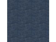 Modrá vliesová tapeta, imitace hrubé tkaniny FT221251, Fabric Touch, Design ID