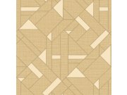 Luxusní béžová geometrická vliesová tapeta na zeď, Z18948, Trussardi 7, Zambaiti Parati