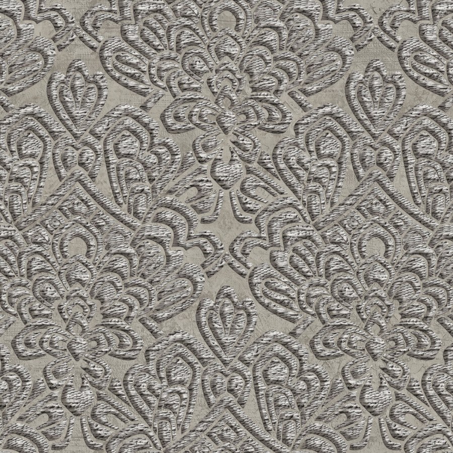 Luxusní šedá zámecká vliesová tapeta na zeď, Z18935, Trussardi 7, Zambaiti Parati - Vliesové tapety