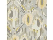 Luxusní vinylové tapety na zeď 6404, Etnické vzory, Tribu, JV 171 Ikat, Sirpi