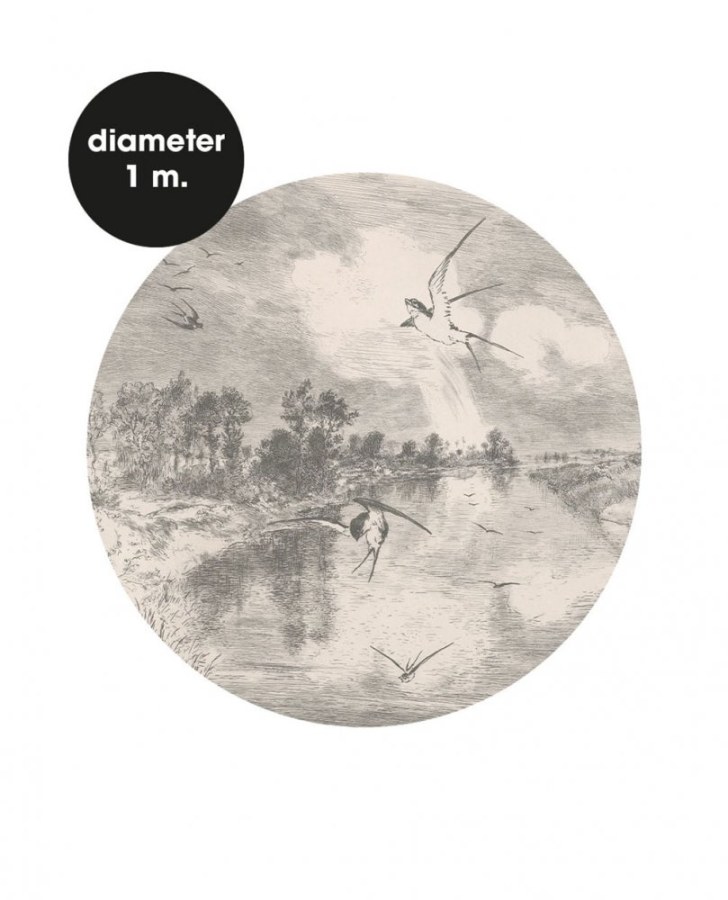 Samolepící kruhová obrazová tapeta 309111, 100cm, Wallpower Favorites, Eijffinger - Tapety na zeď