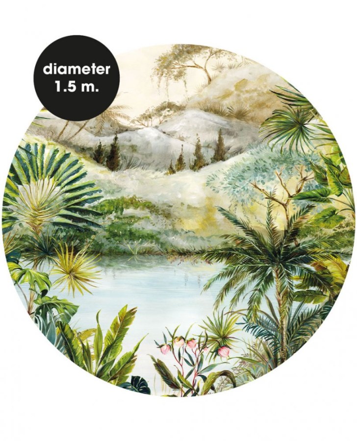 Samolepící kruhová obrazová tapeta 309119, 150cm, Wallpower Favorites, Eijffinger - Tapety na zeď