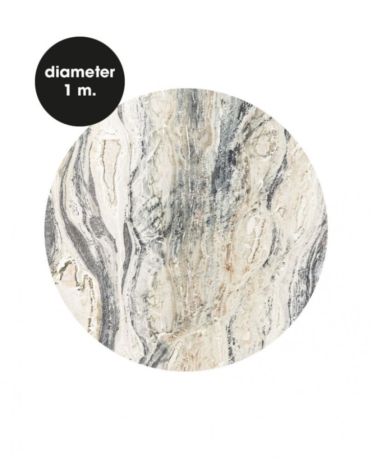 Samolepící kruhová obrazová tapeta Mramor 309129, 100cm, Wallpower Favorites, Eijffinger - Tapety na zeď