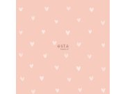Vliesová tapeta 128831, Srdíčka, FAB, Esta