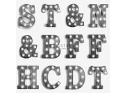 Vliesová tapeta na zeď 138849, Písmena, Neony, FAB, Esta