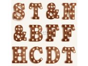 Vliesová tapeta na zeď 138850, Písmena, Neony, FAB, Esta