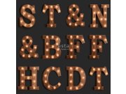 Vliesová tapeta na zeď 138852, Písmena, Neony, FAB, Esta Tapety Yara - Esta Home