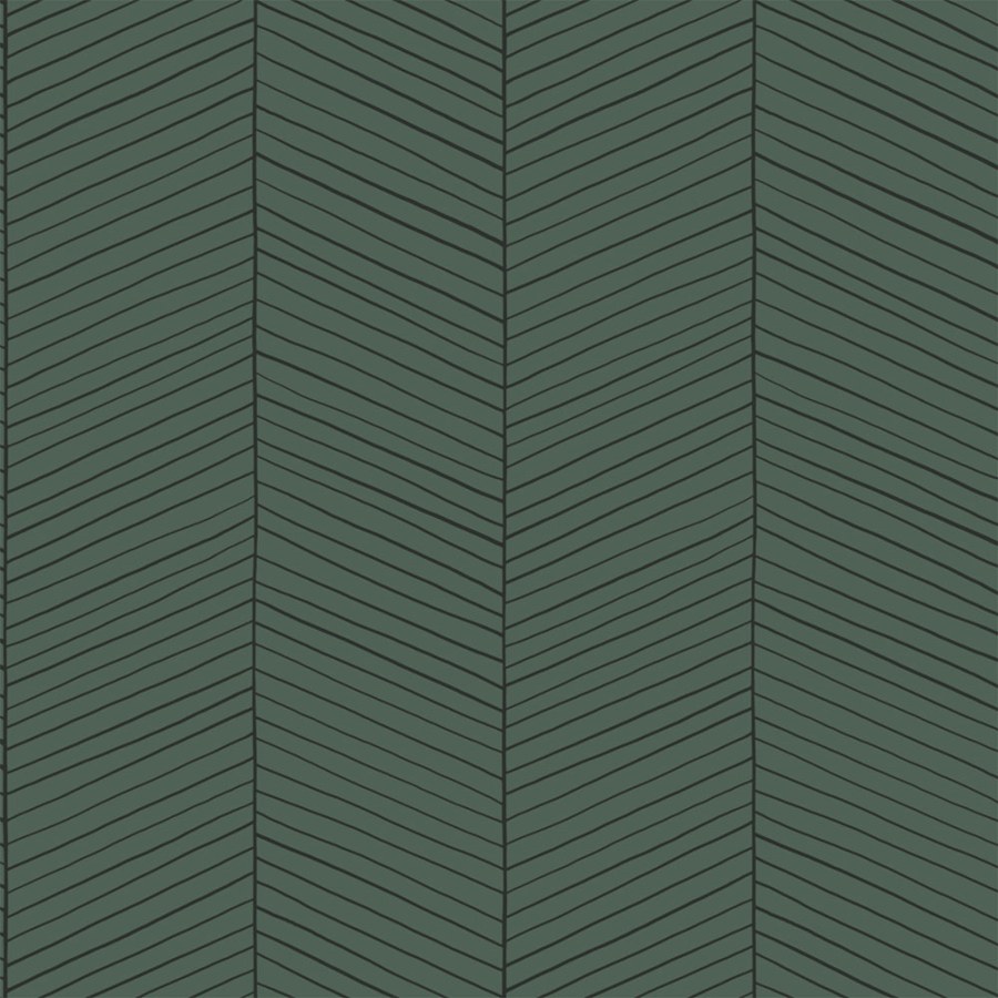 Geometrická vliesová tapeta na zeď, zelená, 139307, Bloom, Esta Home - Vliesové tapety