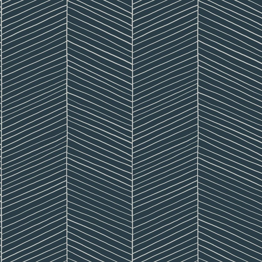 Modrá vliesová tapeta na zeď 139109, Geometrický vzor, Scandi cool, Esta - Vliesové tapety