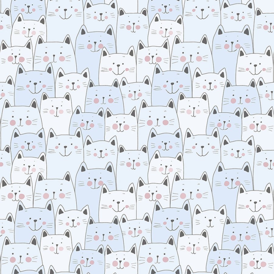 Dětská vliesová tapeta na zeď Kočky, kočičky, 134-3, Sambori, ICH Wallcoverings - Vliesové tapety