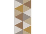 Geometrická vliesová tapetová bordura na zeď, šedo-béžová, B39093, Arché, Cristiana Masi by Parato Tapety Yara - Parato by Cristiana Masi