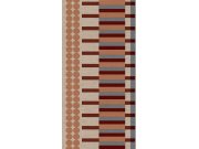 Geometrická vliesová tapetová bordura na zeď, vínová, B39088, Arché, Cristiana Masi by Parato