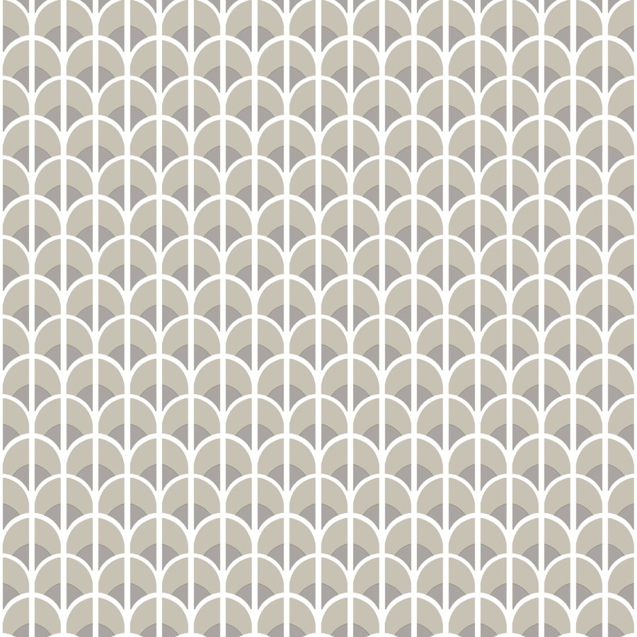 Béžovo-šedá geometrická vliesová tapeta na zeď, 28866, Thema, Cristiana Masi by Parato - Vliesové tapety
