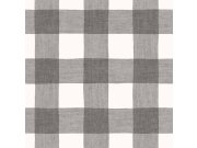 Černo-bílá vliesová tapeta na zeď, káro, 11027, Friends & Coffee, Cristiana Masi by Parato 