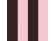 Černo-růžová vliesová tapeta s pruhy, 16668, Friends & Coffee, Cristiana Masi by Parato 